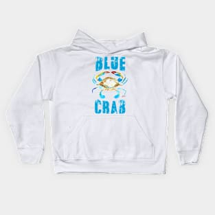 Blue Crab type Kids Hoodie